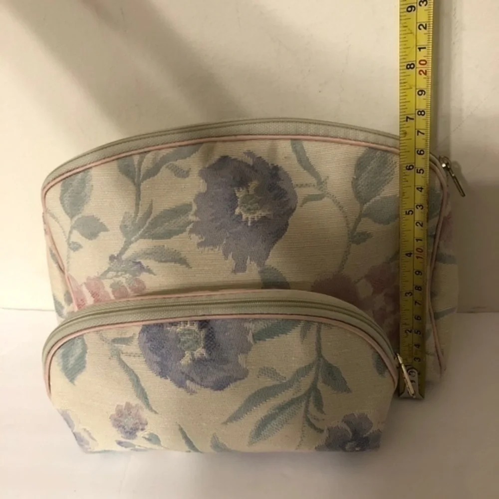 CHRISTIAN DIOR vintage 3 piece makeup cases